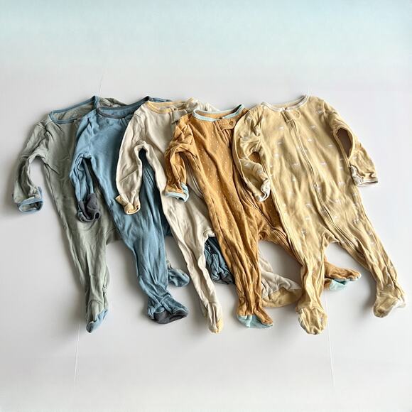 cloud island Other - [Cloud Island] Bundle Zip Up Footie Sleep N' Play Pajamas Baby Size 3-6 Months